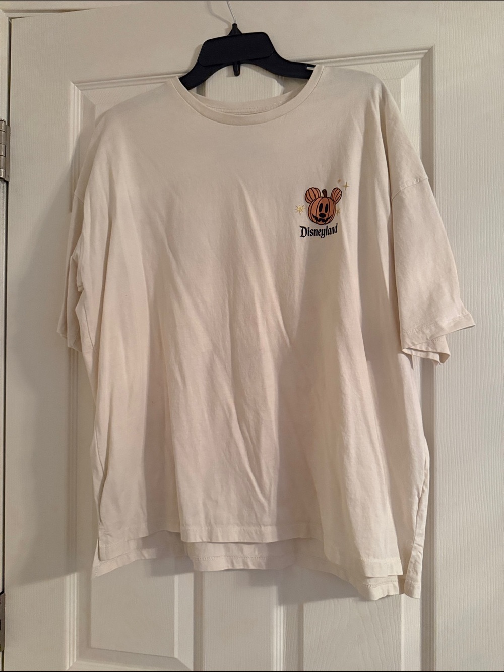 Disney Cream/Beige Disneyland Mickey Graphic Short Sleeve Tee
